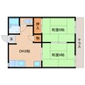 近鉄大阪線（近畿）/耳成駅 徒歩2分 1階 築37年 2DKの間取り