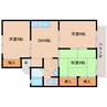 近鉄橿原線/新ノ口駅 徒歩10分 1階 築30年 3DKの間取り
