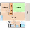 近鉄橿原線/新ノ口駅 徒歩11分 1階 築29年 2LDKの間取り