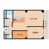 近鉄橿原線/田原本駅 徒歩3分 2階 築29年 1LDKの間取り