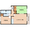 近鉄橿原線/八木西口駅 徒歩17分 2階 築23年 2LDKの間取り