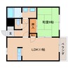 近鉄橿原線/新ノ口駅 徒歩5分 1階 築30年 1LDKの間取り