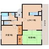 近鉄橿原線/田原本駅 徒歩10分 1階 築25年 2LDKの間取り
