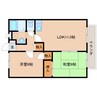 近鉄大阪線（近畿）/大和八木駅 徒歩20分 2階 築24年 2LDKの間取り