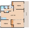近鉄橿原線/畝傍御陵前駅 徒歩7分 1階 築31年 3LDKの間取り