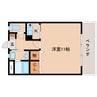 近鉄橿原線/畝傍御陵前駅 徒歩6分 3階 築29年 1Kの間取り