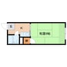 近鉄橿原線/橿原神宮前駅 徒歩4分 1階 築40年 1Kの間取り