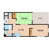 近鉄橿原線/八木西口駅 徒歩10分 1階 築33年 2DKの間取り