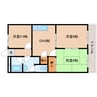 近鉄橿原線/橿原神宮前駅 徒歩16分 1階 築30年 3DKの間取り