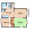 近鉄橿原線/橿原神宮前駅 徒歩8分 1階 築31年 3DKの間取り