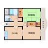 近鉄橿原線/畝傍御陵前駅 徒歩5分 3階 築36年 2DKの間取り