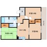 近鉄橿原線/田原本駅 徒歩15分 1階 築27年 3DKの間取り