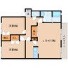 近鉄橿原線/田原本駅 徒歩10分 2階 築26年 2LDKの間取り