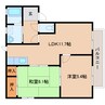 近鉄大阪線（近畿）/耳成駅 徒歩10分 2階 築25年 2LDKの間取り