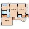 近鉄大阪線（近畿）/真菅駅 徒歩20分 1階 築22年 2LDKの間取り