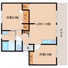 近鉄南大阪線/橿原神宮前駅 徒歩7分 1階 築29年 2LDKの間取り