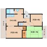 近鉄橿原線/新ノ口駅 徒歩5分 1階 築30年 3DKの間取り