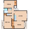 近鉄大阪線（近畿）/真菅駅 徒歩10分 2階 築25年 3LDKの間取り