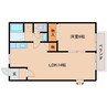 近鉄南大阪線/橿原神宮前駅 徒歩12分 1階 築31年 1LDKの間取り