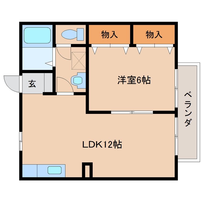 間取図 近鉄南大阪線/坊城駅 徒歩3分 2階 築26年