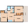 近鉄大阪線（近畿）/大和八木駅 徒歩8分 1階 築40年 3DKの間取り