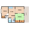 近鉄橿原線/田原本駅 徒歩5分 1階 築28年 3DKの間取り