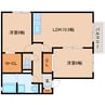 近鉄南大阪線/岡寺駅 徒歩9分 1階 築22年 2LDKの間取り