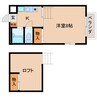 近鉄南大阪線/岡寺駅 徒歩2分 2階 築28年 1Kの間取り