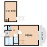 近鉄大阪線（近畿）/真菅駅 徒歩8分 3階 築28年 1Kの間取り