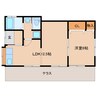 近鉄橿原線/田原本駅 徒歩18分 1階 築49年 1LDKの間取り