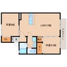 近鉄大阪線（近畿）/耳成駅 徒歩4分 2階 築34年 2LDKの間取り