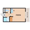 近鉄橿原線/八木西口駅 徒歩10分 2階 築31年 1Rの間取り