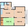 近鉄大阪線（近畿）/大和八木駅 徒歩14分 2階 築24年 3DKの間取り