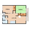 近鉄大阪線（近畿）/真菅駅 徒歩12分 2階 築39年 2LDKの間取り