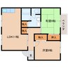 近鉄橿原線/八木西口駅 徒歩19分 1階 築30年 2LDKの間取り