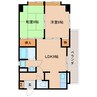 近鉄橿原線/橿原神宮前駅 徒歩5分 2階 築31年 2LDKの間取り