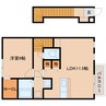近鉄大阪線（近畿）/真菅駅 徒歩12分 2階 築21年 1LDKの間取り