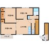 近鉄橿原線/田原本駅 徒歩15分 2階 築21年 3LDKの間取り
