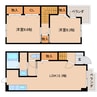 近鉄橿原線/八木西口駅 徒歩15分 1-2階 築21年 2LDKの間取り