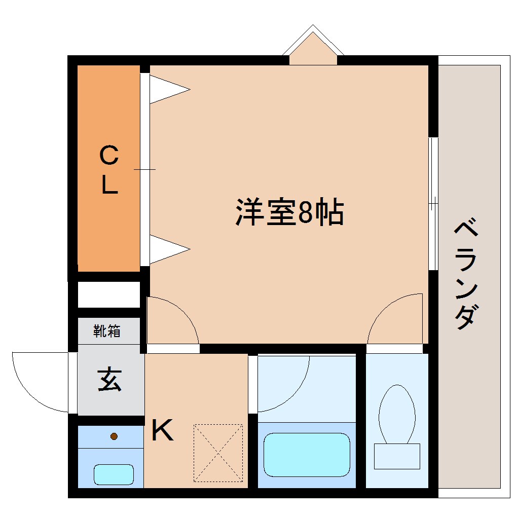 間取り図 近鉄大阪線（近畿）/真菅駅 徒歩10分 3階 築30年