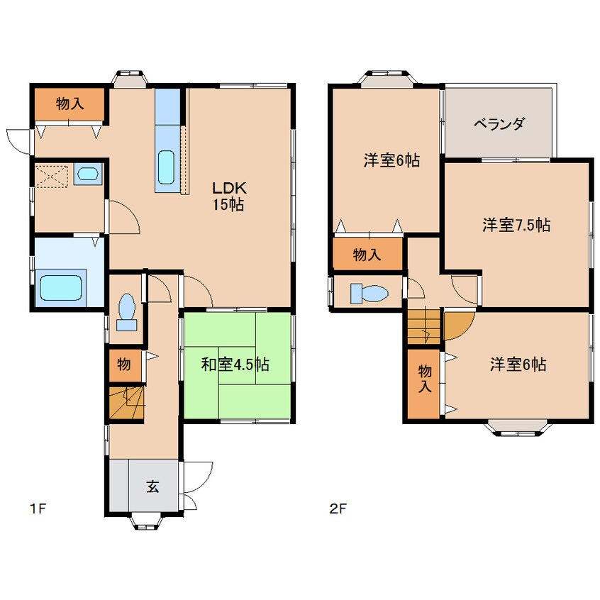 間取図 近鉄大阪線（近畿）/大和八木駅 徒歩18分 1階 築27年