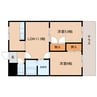 近鉄橿原線/田原本駅 徒歩16分 1階 築24年 2LDKの間取り