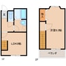 近鉄大阪線（近畿）/大和八木駅 徒歩3分 1-2階 築52年 1LDKの間取り