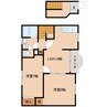 近鉄橿原線/田原本駅 徒歩15分 2階 築20年 2LDKの間取り