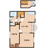近鉄橿原線/田原本駅 徒歩15分 2階 築20年 2LDKの間取り