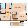近鉄橿原線/笠縫駅 徒歩8分 2階 築20年 2LDKの間取り
