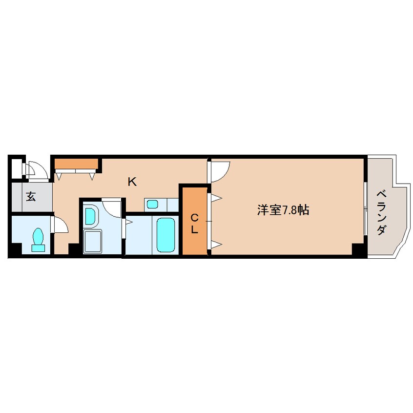 間取図 近鉄橿原線/八木西口駅 徒歩4分 2階 築18年