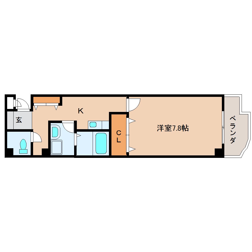 間取り図 近鉄橿原線/八木西口駅 徒歩4分 2階 築18年