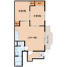 近鉄大阪線（近畿）/大和八木駅 徒歩12分 1階 築20年 2LDKの間取り