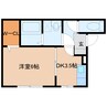 近鉄大阪線（近畿）/真菅駅 徒歩12分 2階 築20年 1DKの間取り
